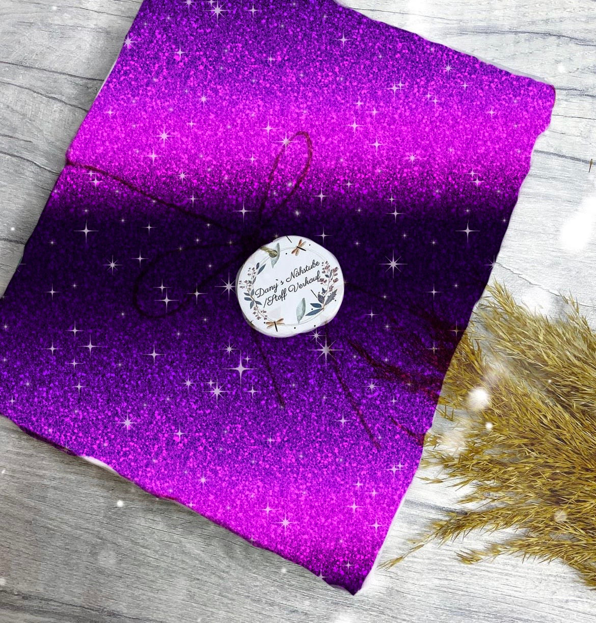 Lila Glitzer Dauervorbestellung